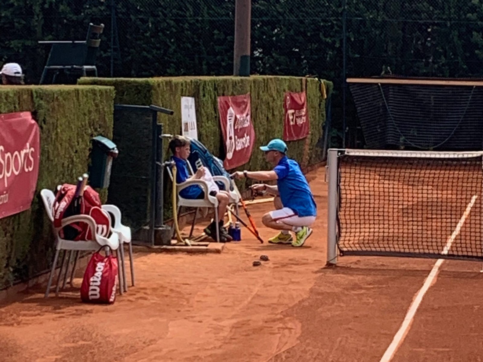 Capitaneando al actual jugador hugo Garcia en campeonato de España